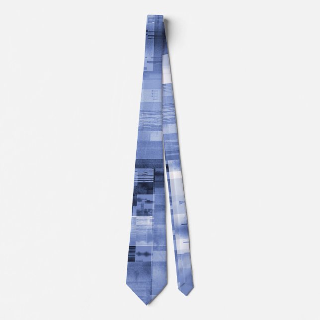 Corbata Glitch abstract gamer pattern (Anverso)