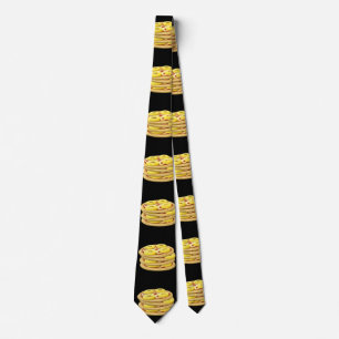 Corbata Glitch Food papal boca abajo pizza