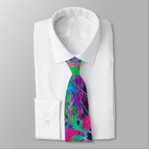 Corbata Glitch Graffiti abstract pattern