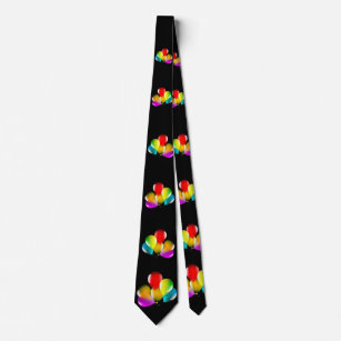 Corbata Globos coloridos - Fiesta feliz