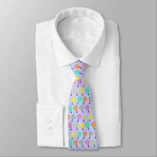 Corbata Globos de aire caliente coloridos Personalizados