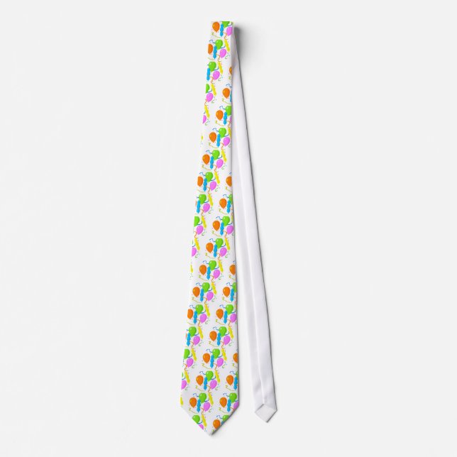 Corbata Globos de la fiesta de cumpleaños (Anverso)