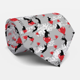 Corbata Globos rojos voladores