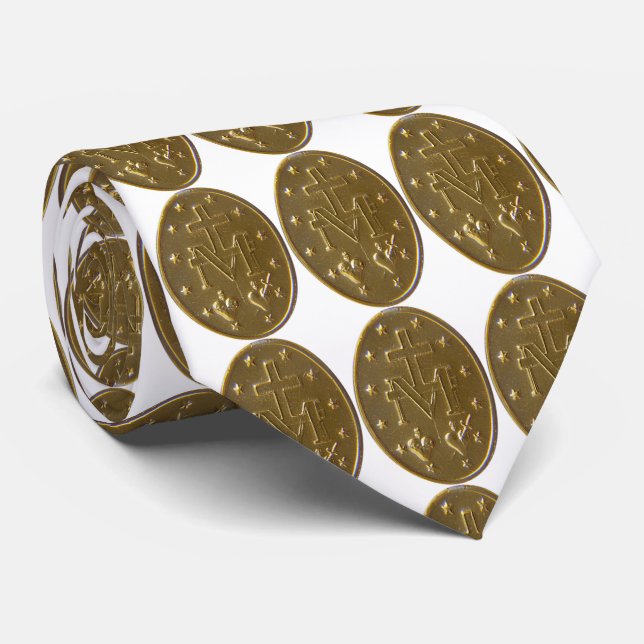 Corbata gloria a la milagrosa medalla (Enrollado)