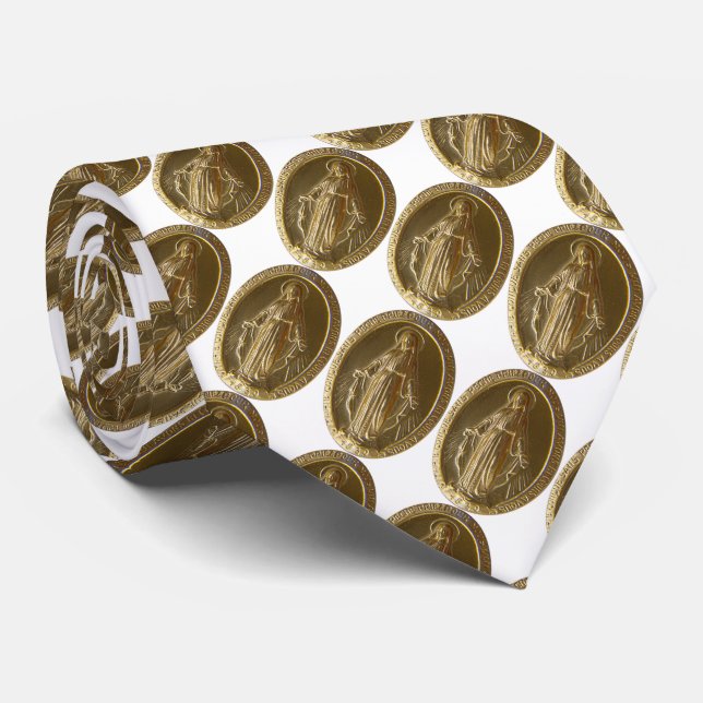 Corbata gloria a la milagrosa medalla (Enrollado)