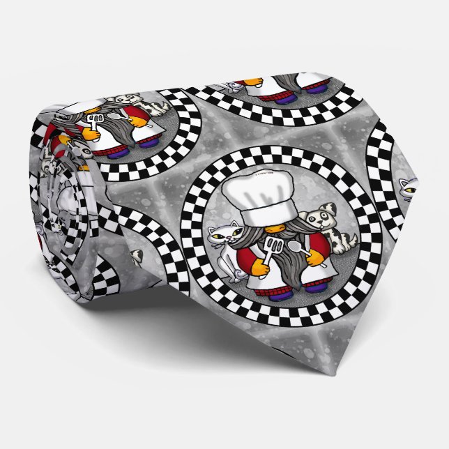 Corbata Gnomo chef  (Enrollado)