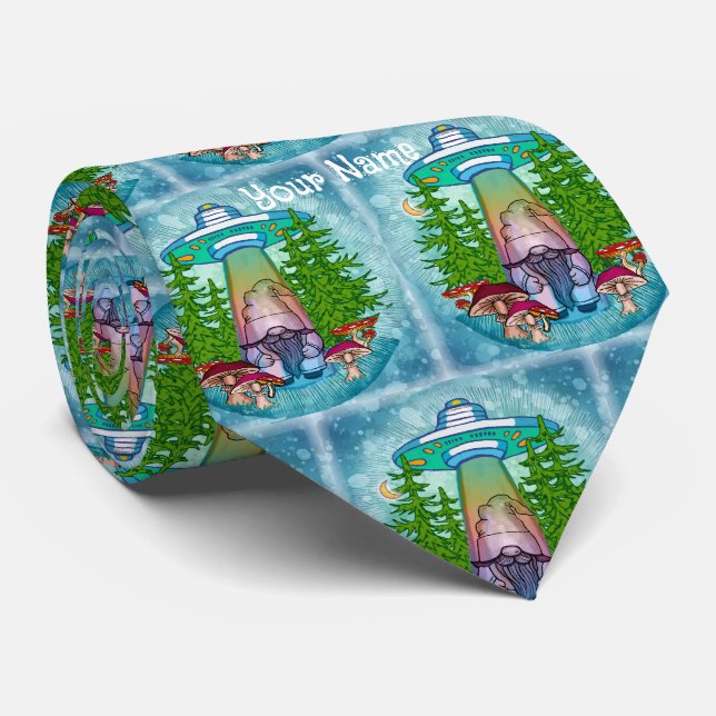 Corbata gnomo de secuestro alienígena (Enrollado)