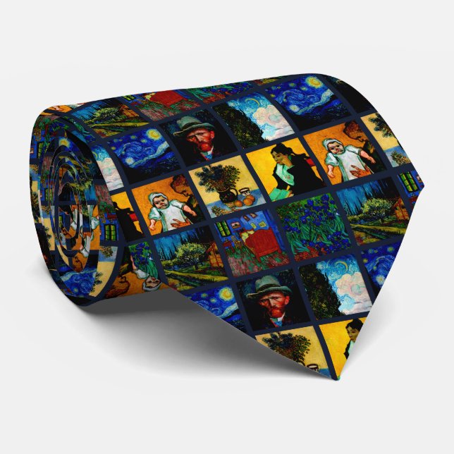 Corbata Gogh Crazy (Enrollado)