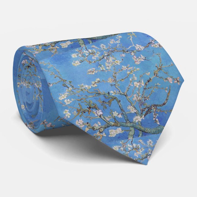 Corbata Gogh, "Flor de almendras" (Enrollado)