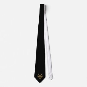 Corbata Golden "3-D" Rose Symbol