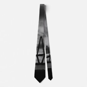 Corbata Golden Arthur Ravenel Pano Grayscale Neck Tie
