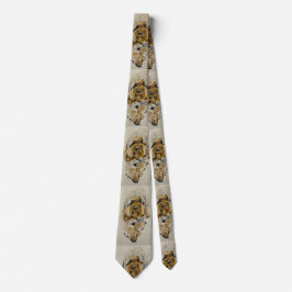 Corbata Golden Cockapoo tie