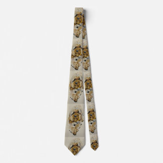 Corbata Golden Cockapoo tie
