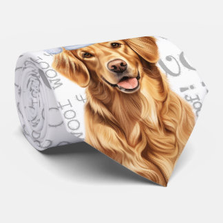 Corbata Golden Retriever Woof Navidades Dog Lover