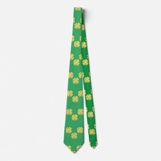 Corbata Golden Shamrock Thunder_Cove (Anverso)