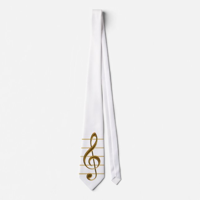 Corbata Golden Treble Clef (Anverso)