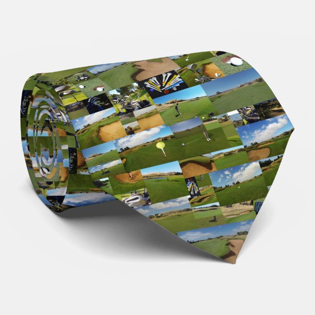 Corbata Golf, Photo Collarge, Neck Tie (Enrollado)