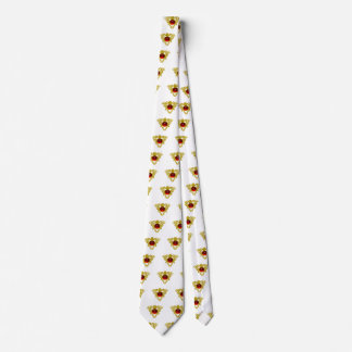 Corbata GORDO CELTIC KNOT COART JEWEL ROJO GEMSTONE White