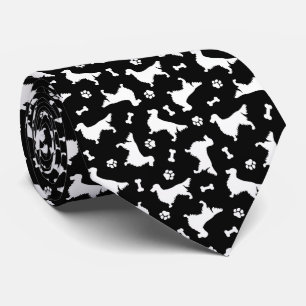 Corbata Gordon Setter Icon Pattern Cuello