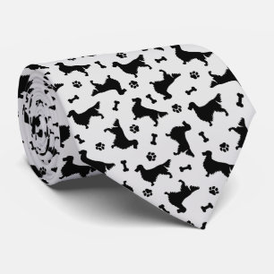 Corbata Gordon Setter Icon Pattern Cuello