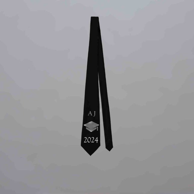 Corbata Gorra de graduación 2024 -monogramada (Subido por el creador)