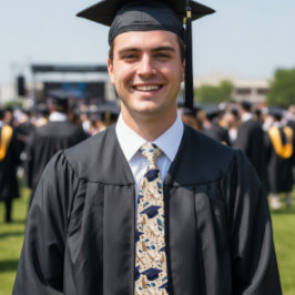Corbata Gorras y Diplomas de Graduados