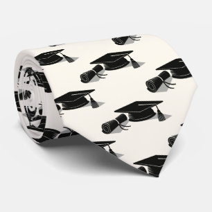 Corbata Gorrito y diploma de graduación