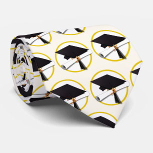 Corbata Gorrito y diploma de graduación