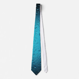 Corbata Gotas de agua azul Guay con estilo