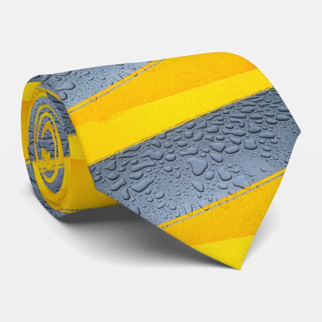 Corbata Gotas de lluvia (tiras) (Enrollado)