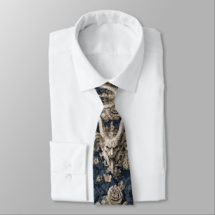 Corbata Gótico Naval y Demonio Gótico Barroco con Cuernos