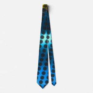 Corbata GÓTICO SUN CELTIC KNOTS Aqua Blue