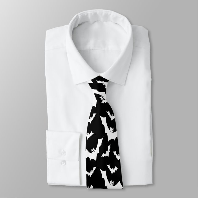 Corbata Gótico Vampire Bats Tie (Atado)