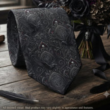 Gótico victoriano Cuervo Damask