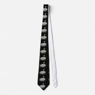 Corbata Graceus White Swan Tie