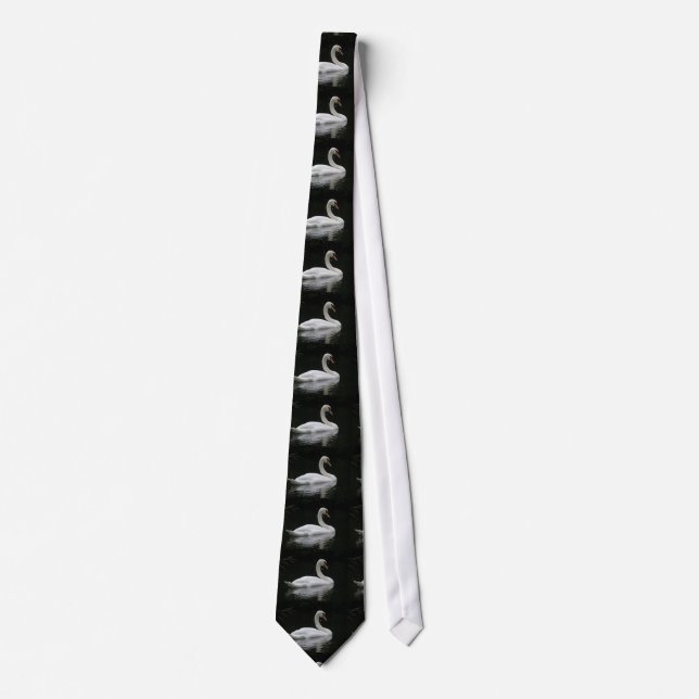 Corbata Graceus White Swan Tie (Anverso)