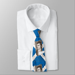 Corbata Gracia Selkirk Noche de Burns y Saltire escocés