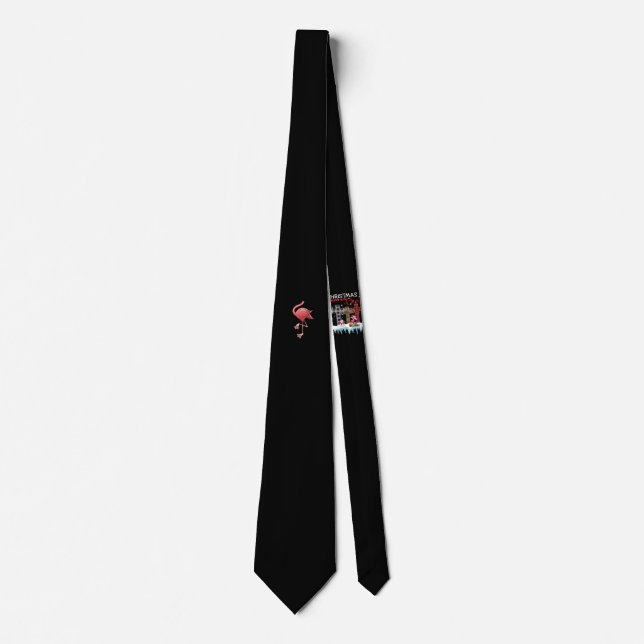 Corbata Gracioso disfraz flamingo sin cabeza de Guay Hallo (Anverso)