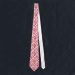 Corbata Gracioso Geek QR Code Feliz Navidad<br><div class="desc">Navidades divertidos se unen para los frikis con código QR leyendo ¡Feliz Navidad! en rojo y blanco. Usted puede usar uno de los muchos servicios en línea para generar su propio código QR y para personalizar este vínculo de Navidades geniales con su propio mensaje de vacaciones personalizado que sus amigos...</div>