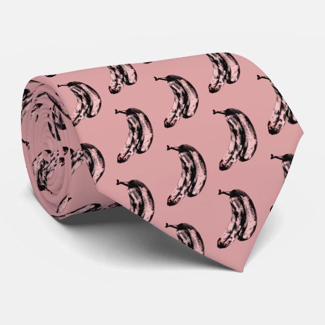 Corbata Gracioso patrón único de banana (Enrollado)