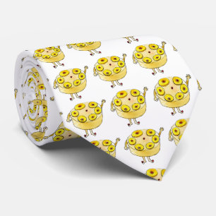 Corbata Gracioso piña boca abajo torta quirky arte