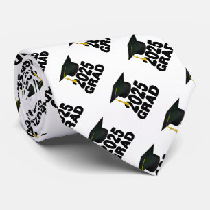 Corbata Grad Cap Bold Clase 2025 Graduación