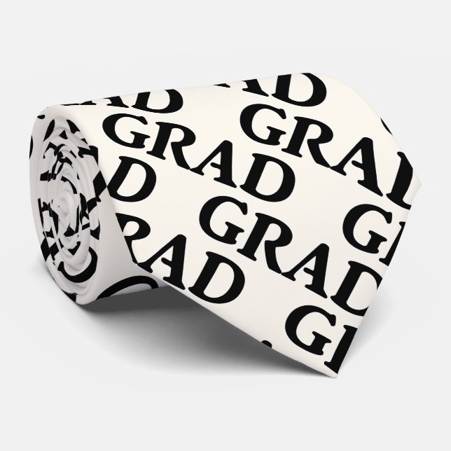 Corbata GRAD Graduación (Enrollado)