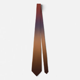 Corbata Gradiente azul oscuro azul oscuro y marrón del núm