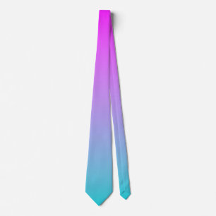 Corbata Gradiente Azul Púrpura
