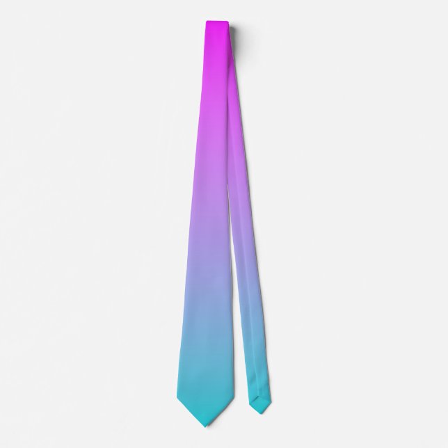 Corbata Gradiente Azul Púrpura (Anverso)
