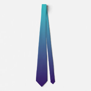 Corbata Gradiente Azul Verde
