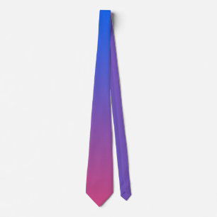 Corbata Gradiente azul y rosa oscuro