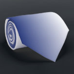 Corbata Gradiente blanco azul ocre moderno<br><div class="desc">Este cordón minimalista presenta un degradado moderno de azul a blanco.</div>