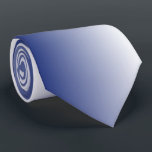 Corbata Gradiente blanco azul ocre moderno<br><div class="desc">Este cordón minimalista presenta un degradado moderno de azul a blanco.</div>